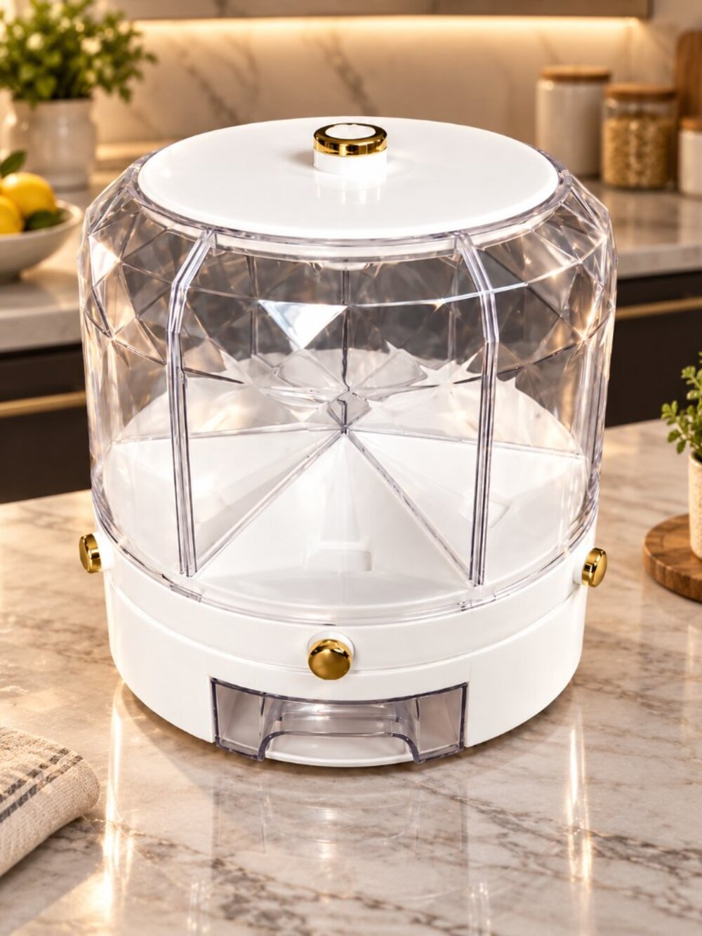 Rotating Dry Food / Cereal Dispenser